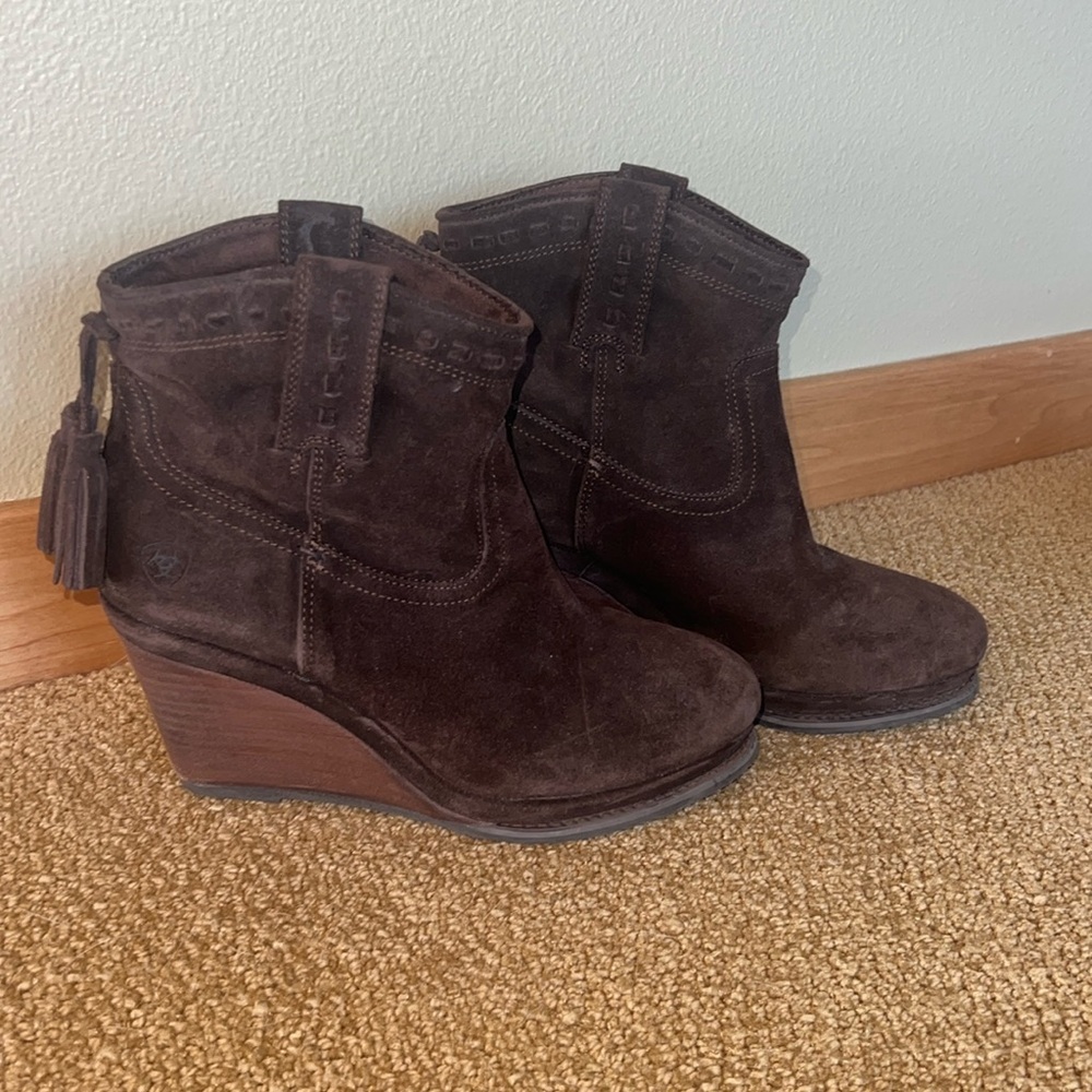 COPY - Ariat suede ankle boots